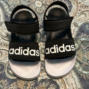 Women’s ADIDAS ankle strap slides. LIKE NEW!